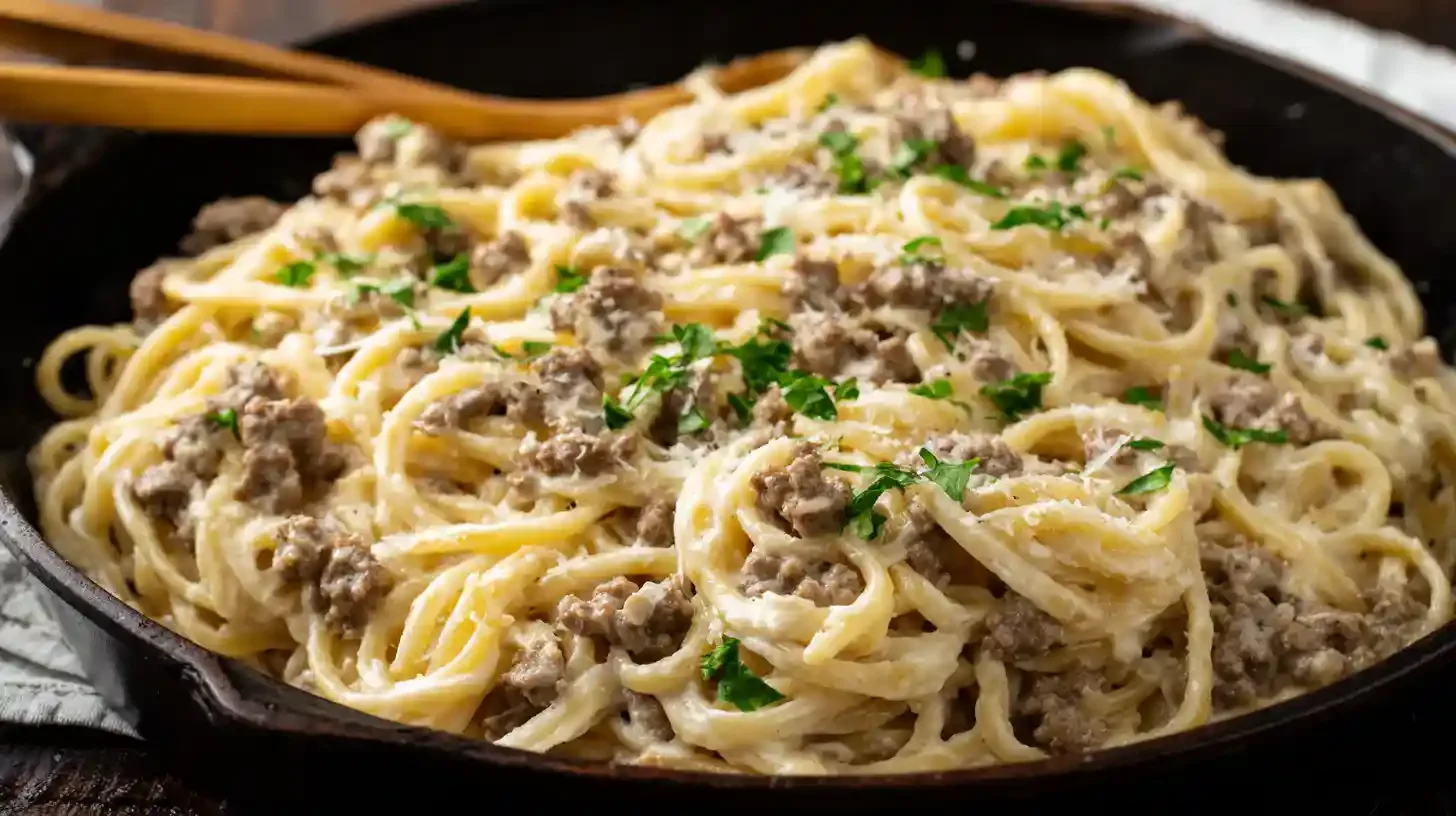 Macarrão com Carne Moída e Creme de Leite: Receita Prática e Rosé