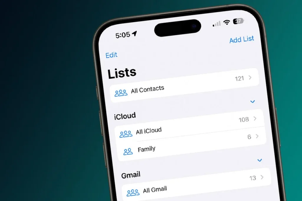 excluir contatos duplicados no iphone